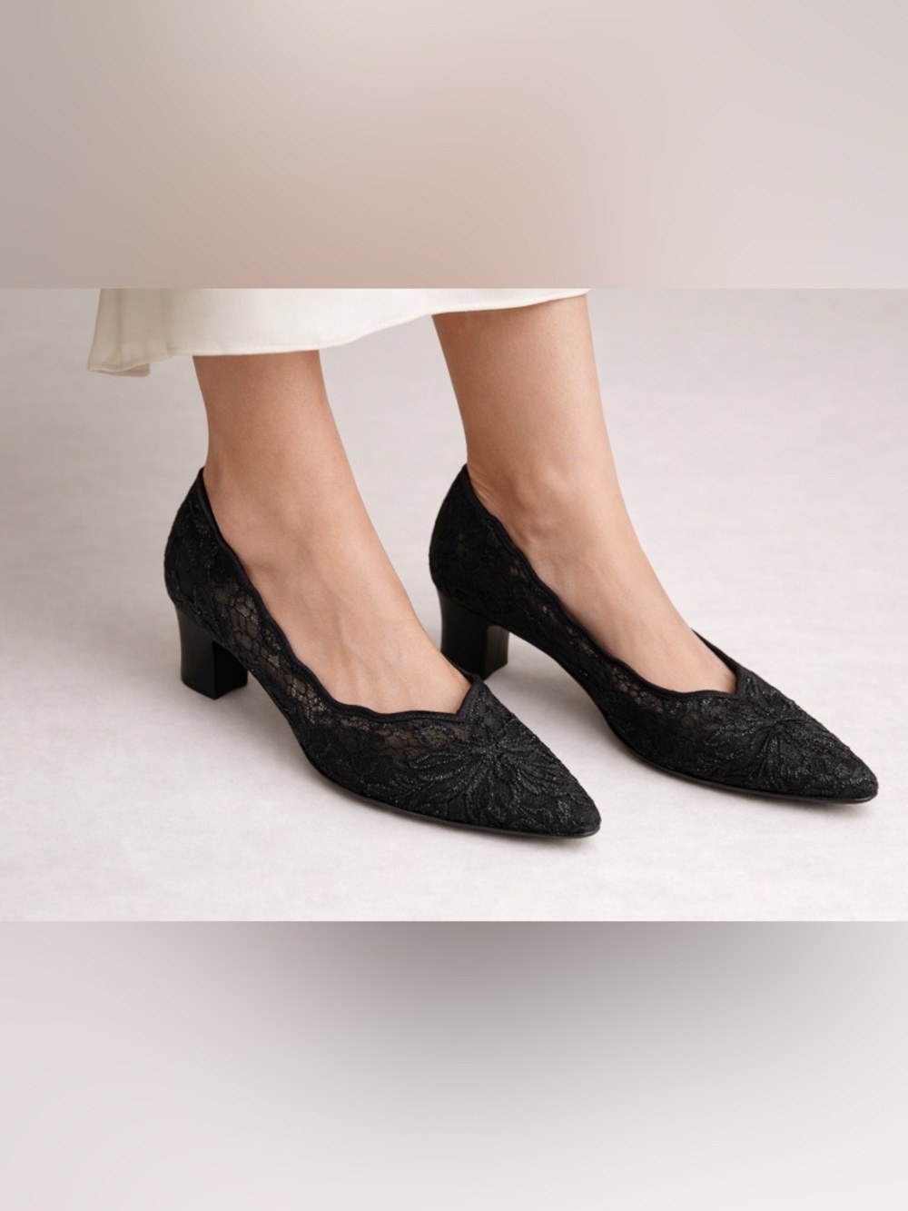 Stuart Weitzman x Mr. Seymour Black Kitten Heels Size 9.5 Fits 9